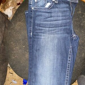 BKE Women's Straight Leg Blue Jeans